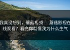 我真没想到，蘑菇视频 ｜ 蘑菇影视在线观看？看完你就懂我为什么生气